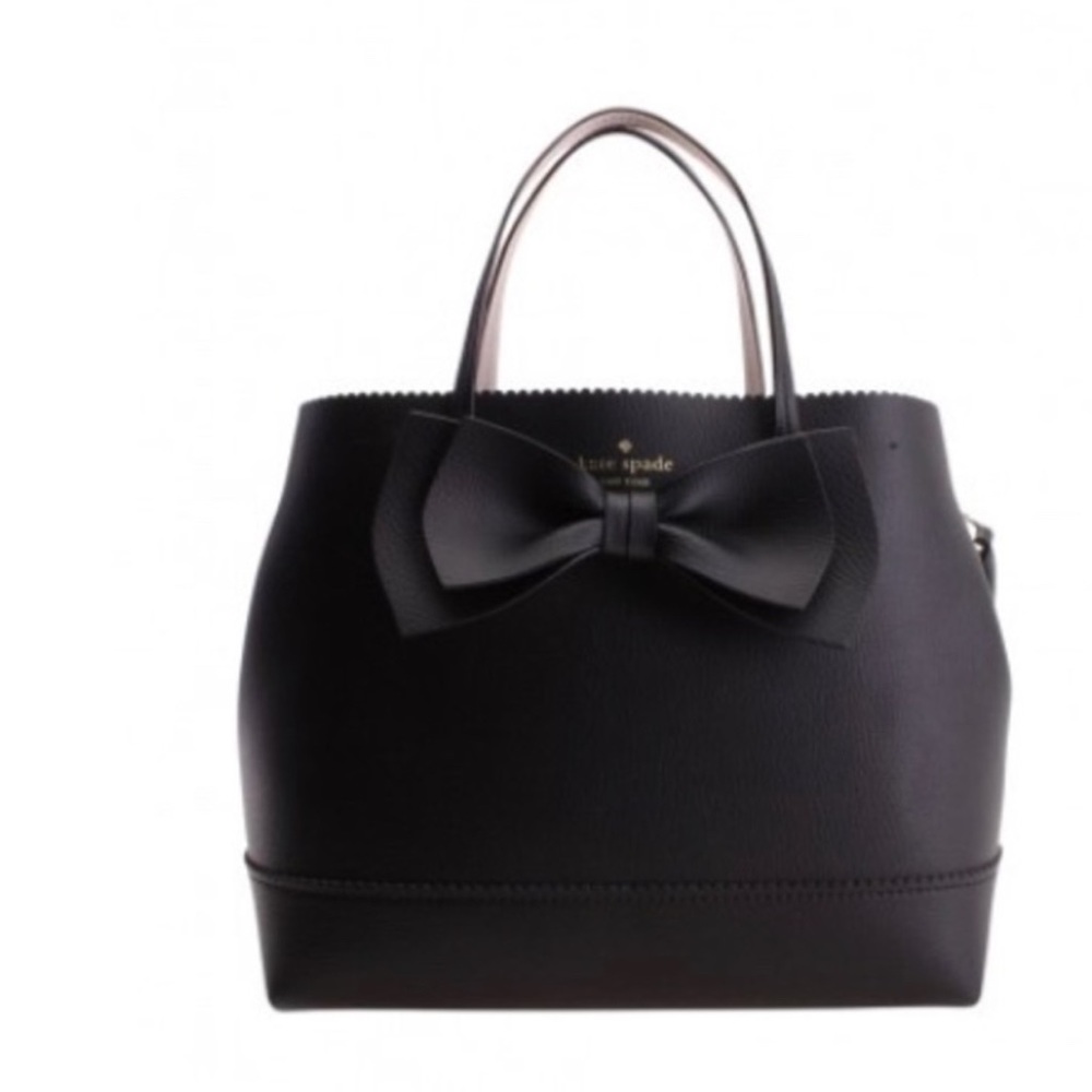 KATE SPADE Vanderbilt Place Giorgia Bag Black Bow Satchel Crossbody